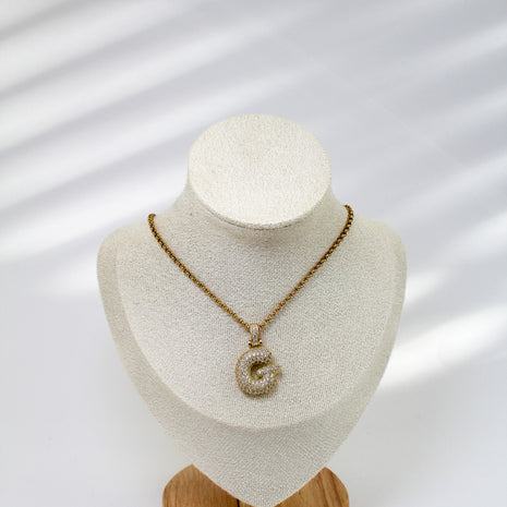 Initial Charm Necklace