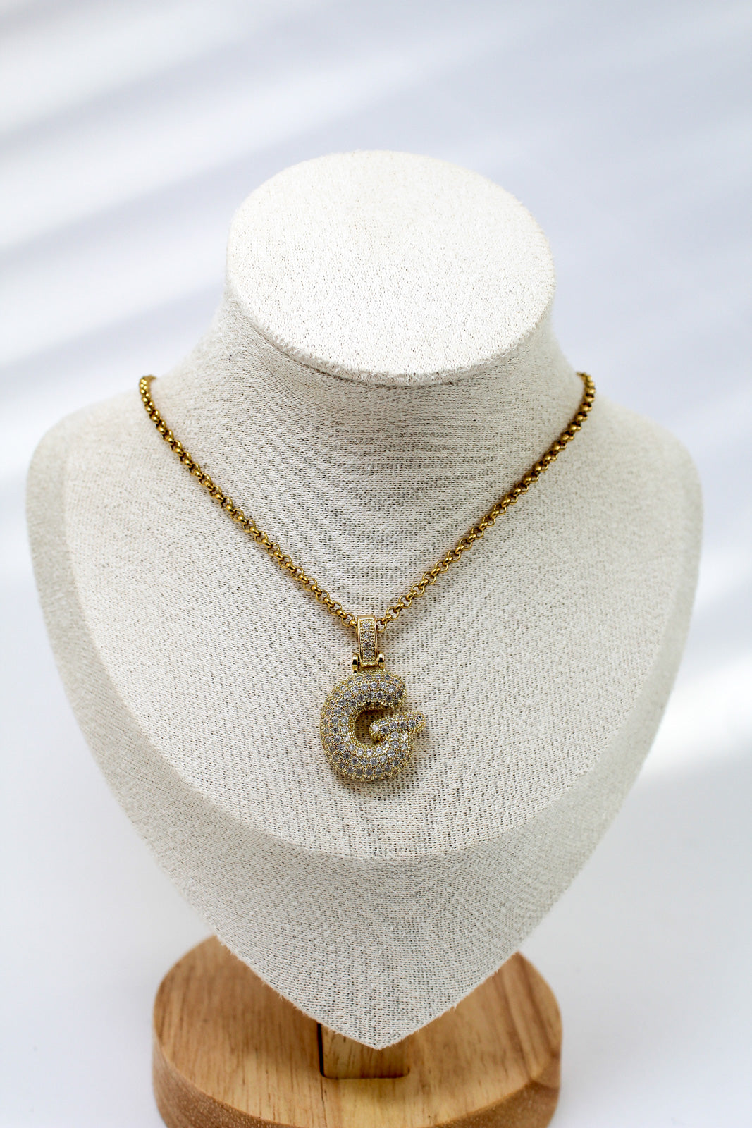 Initial Charm Necklace