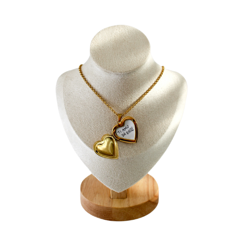 Collana Locket Cuore – Interno Personalizzabile