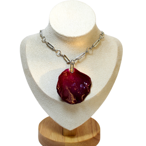 Collana petalo di rosa